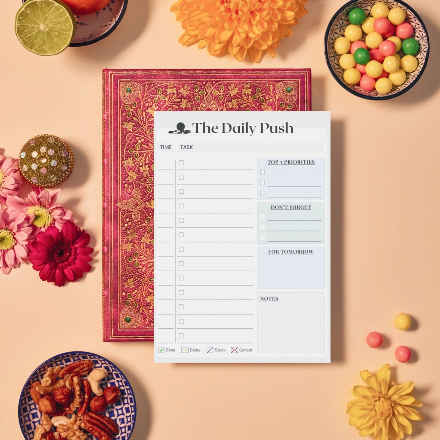 The Daily Notepad Tear Off To Do List