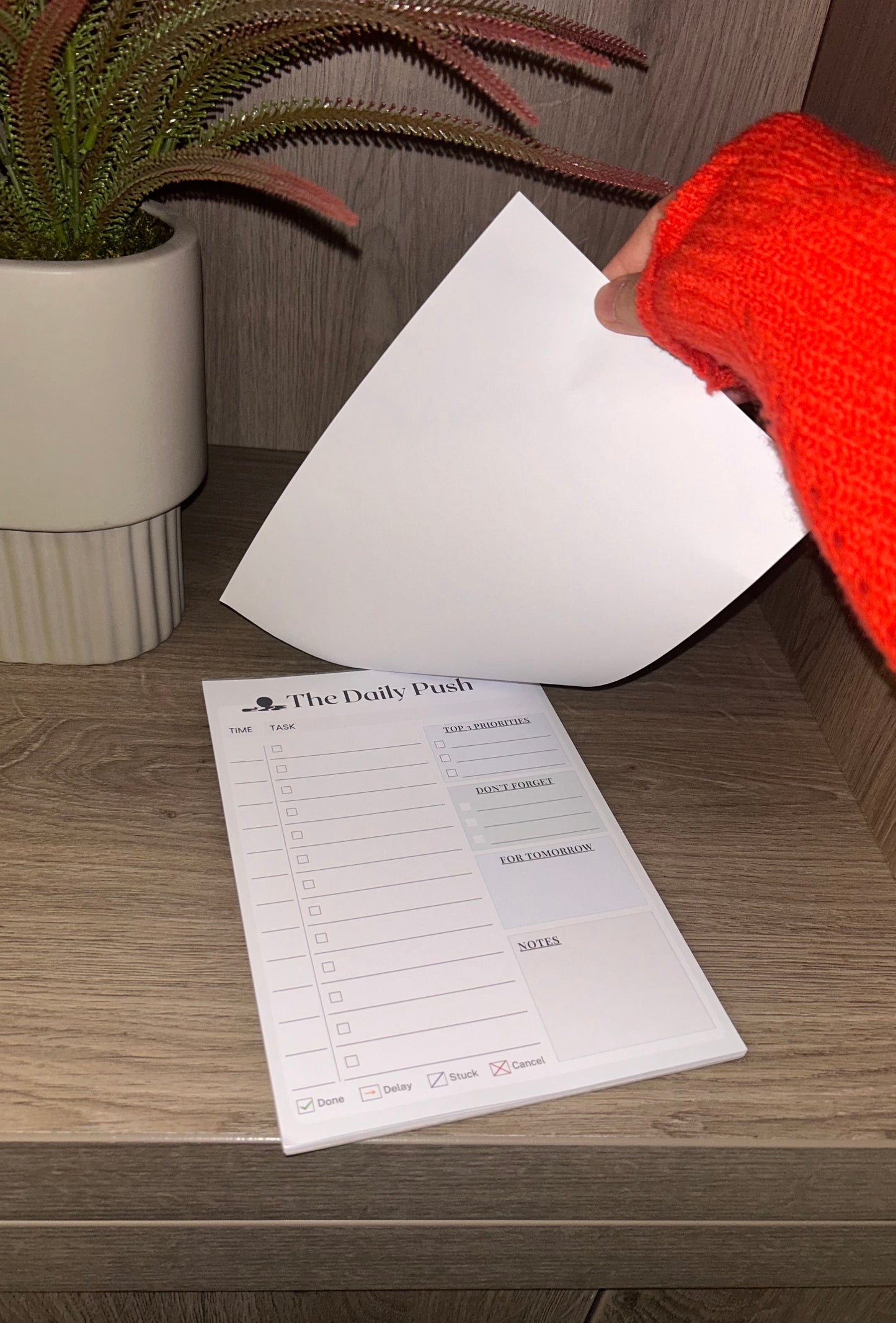 The Daily Notepad Tear Off To Do List
