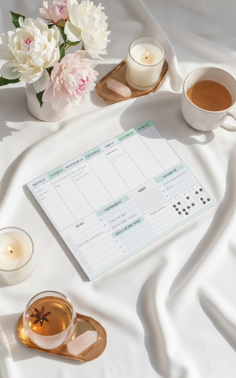 A4 Weekly Planner Lifestyle Photo