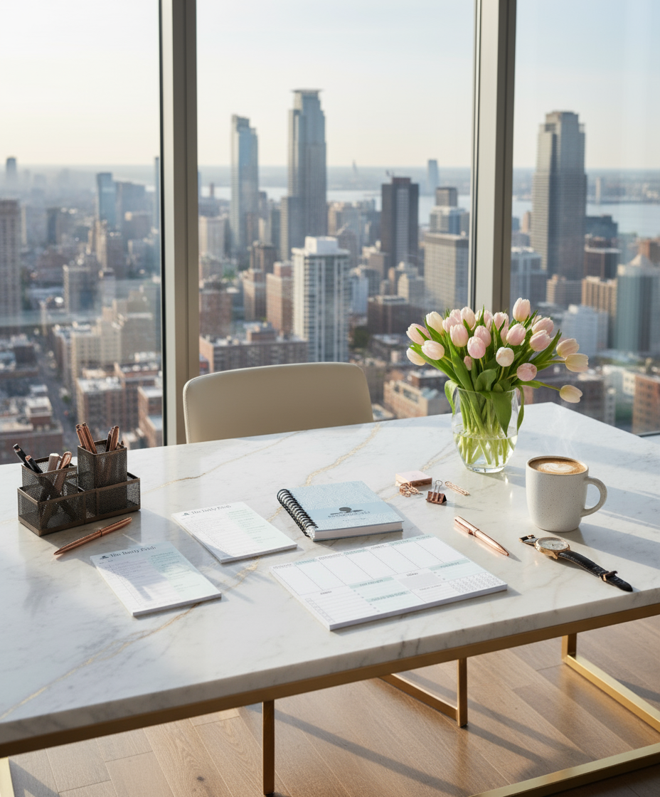 Carrara marble penthouse