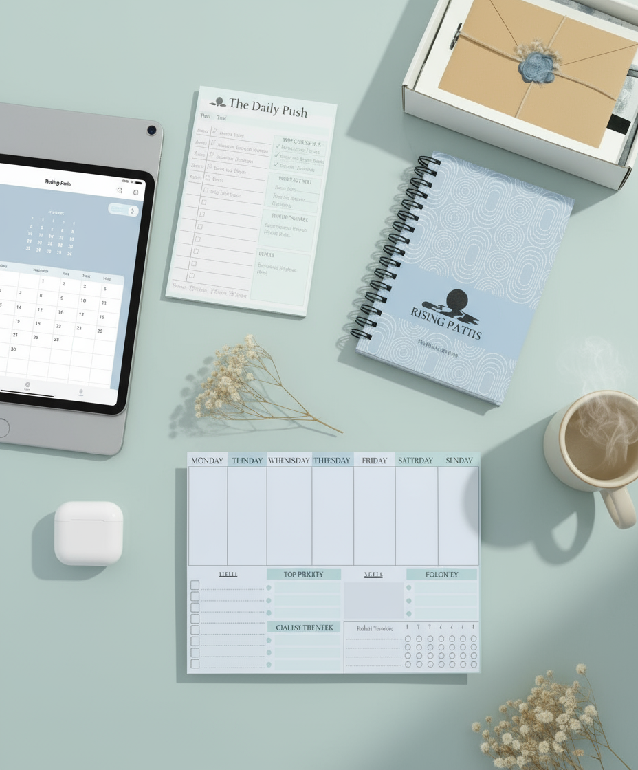 Clear glass with reflections and iPad