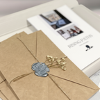 Close-up with wax seal focus