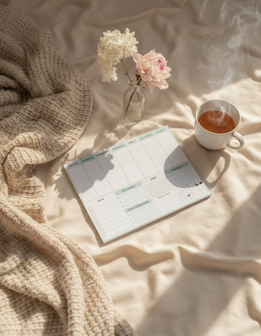 Golden hour bedroom aesthetic