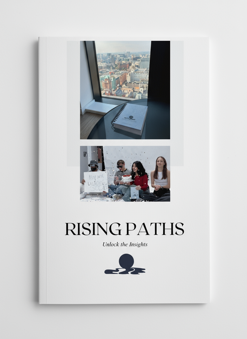 Rising Paths booklet front view