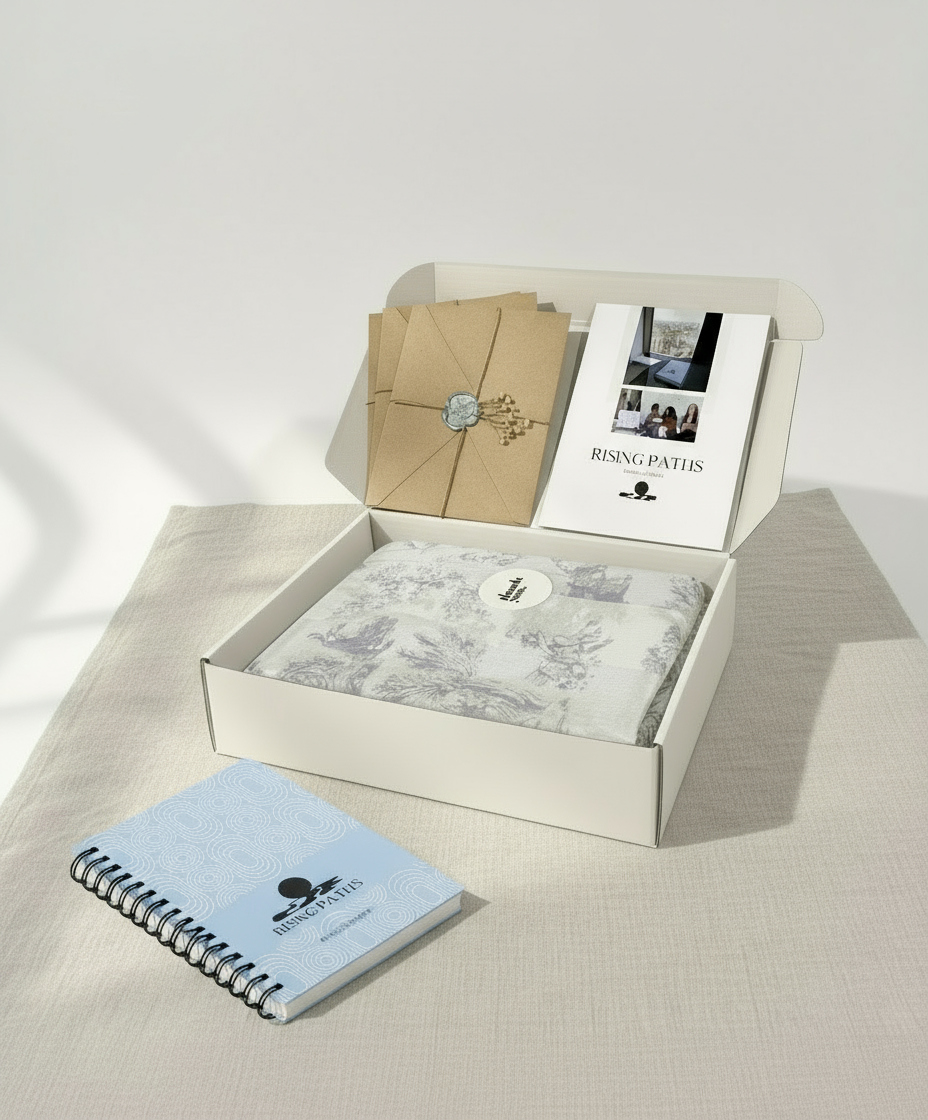 Sharp Rising Paths - angled view