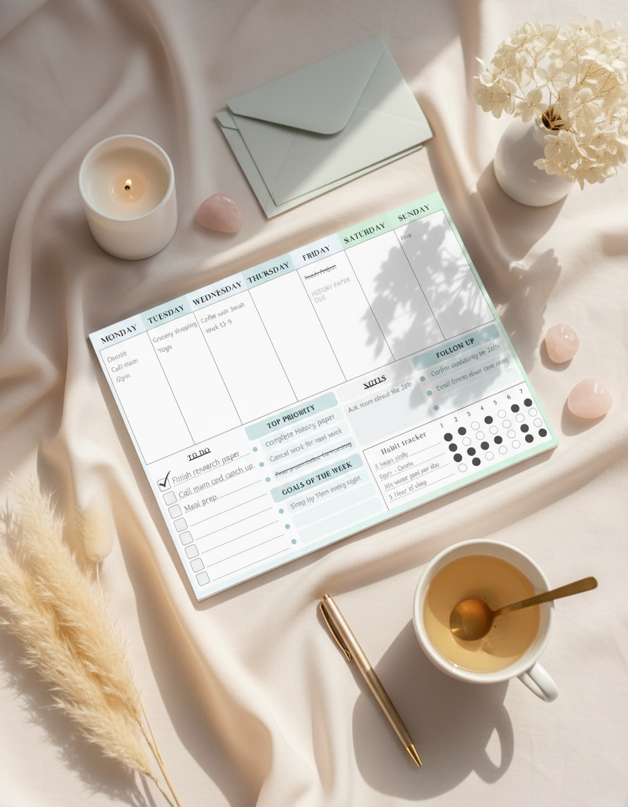 Styled photo with dried flowers and candle