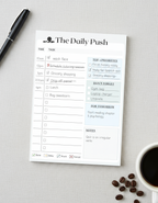 The Daily Push Notepad Product Photo